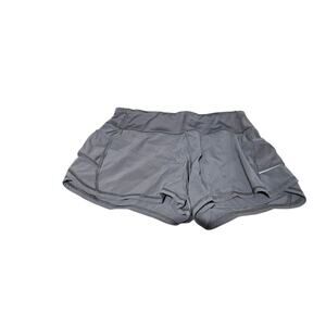 Athleta gray lined shorts with pockets, size small